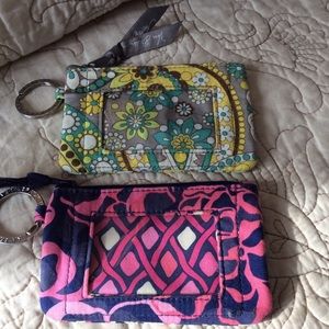 2 Vera Bradly coin purses